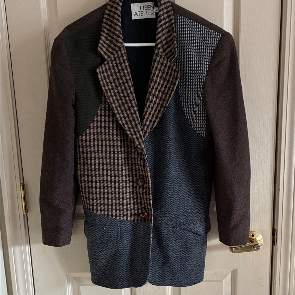 Eisen Atelier Patchwork Blazer - image 1